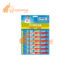 Oral B Tooth Brush Fresh Clean, Pack of 6 U